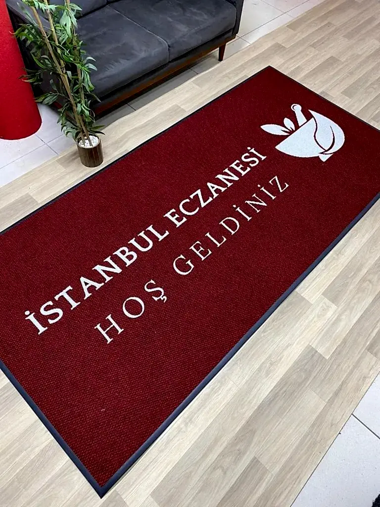 Eczanelere Özel Logolu Paspas