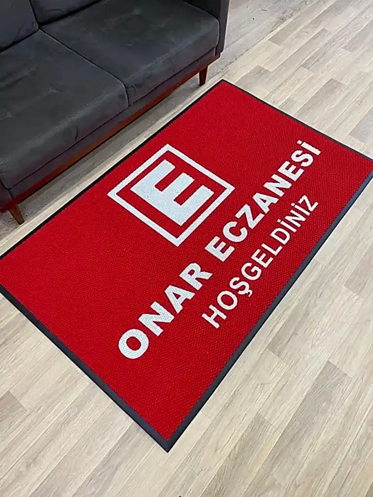 Eczanelere Özel Logolu Paspas