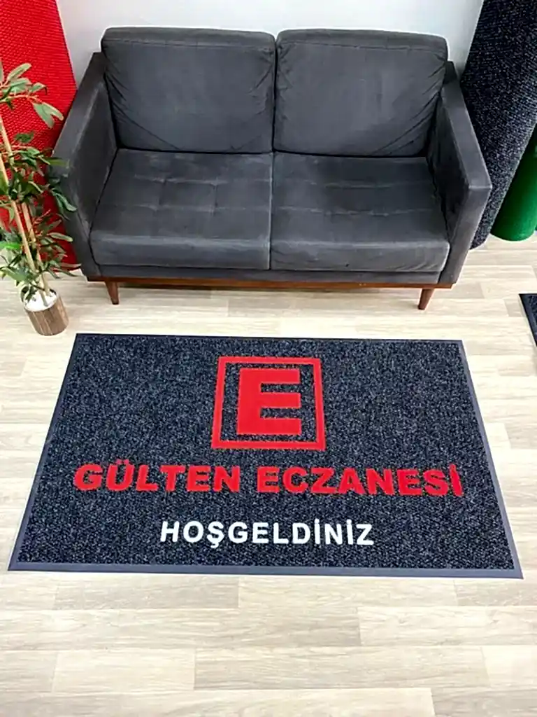 Eczanelere Özel Logolu Paspas