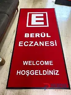 Eczanelere Özel Logolu Paspas